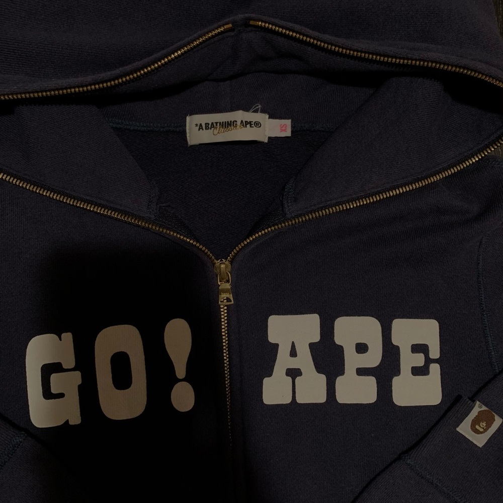 Authentic full zip bape hoodie